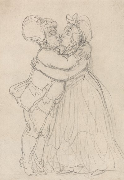Forgiving Lovers by Thomas Rowlandson